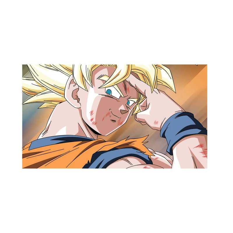 استیکر لپ تاپ و موبایل مدل انیمه طرح دراگون بال سان گوکو Dragon ball Son Goku کد 3811