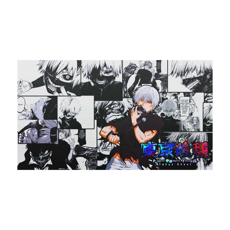 استیکر لپ تاپ و موبایل مدل انیمه طرح توکیو غول کن کانکی Tokyo Ghoul Ken Kaneki کد 2491