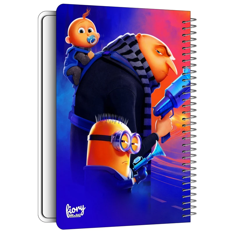 دفتر نقاشی 40 برگ مستر راد طرح من نفرت انگیز کد fiory 2798