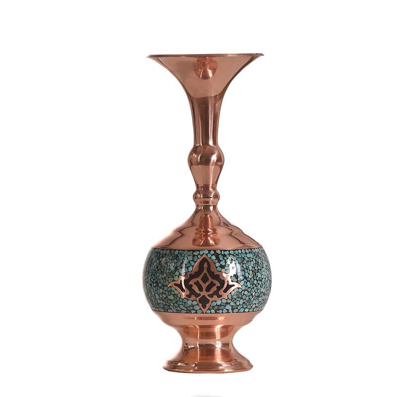 گلدان فیروزه کوبی مدل 20 کد 23