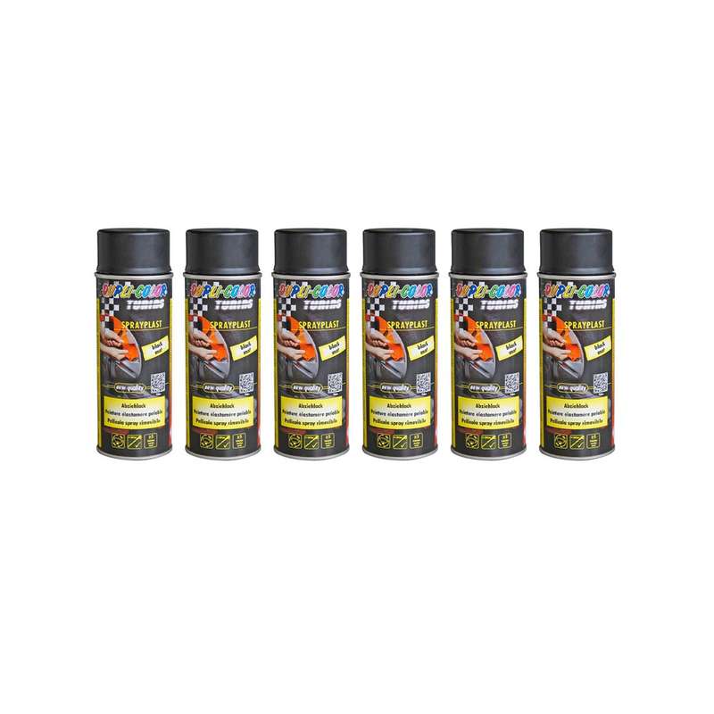 اسپری رنگ رینگ پلاست مشکی مات دوپلی کالر مدل sprayplast حجم 400 میلی لیتر مجموعه 6 عددی اسپری رنگ رینگ پلاست مشکی مات دوپلی کالر مدل sprayplast حجم 400 میلی لیتر مجموعه 6 عددی