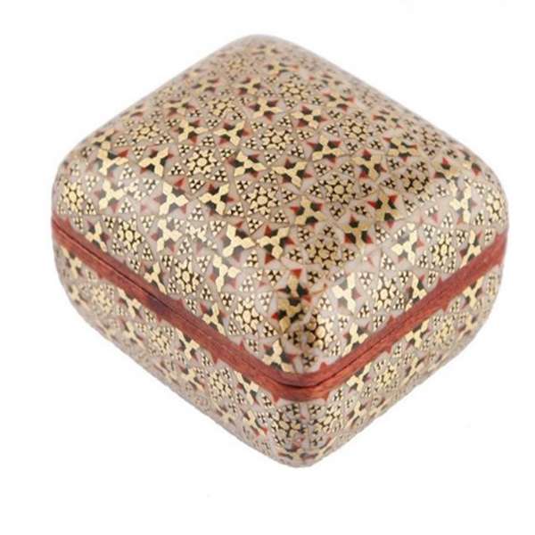 جا سکه ای خاتم کاری طرح قایقی  کد 2012