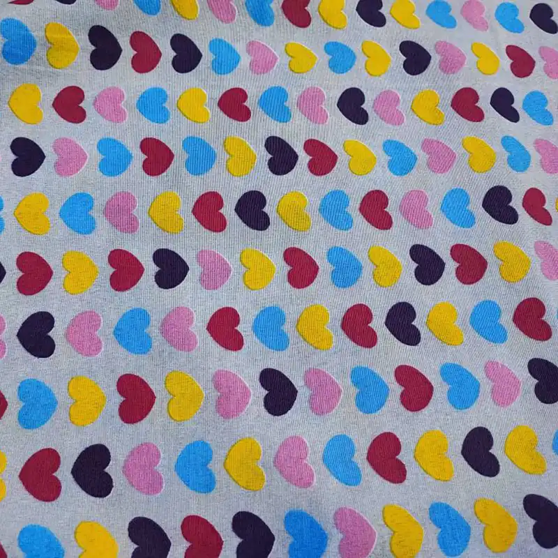 پارچه ملحفه طرح قلبی مدل دلسا کد B