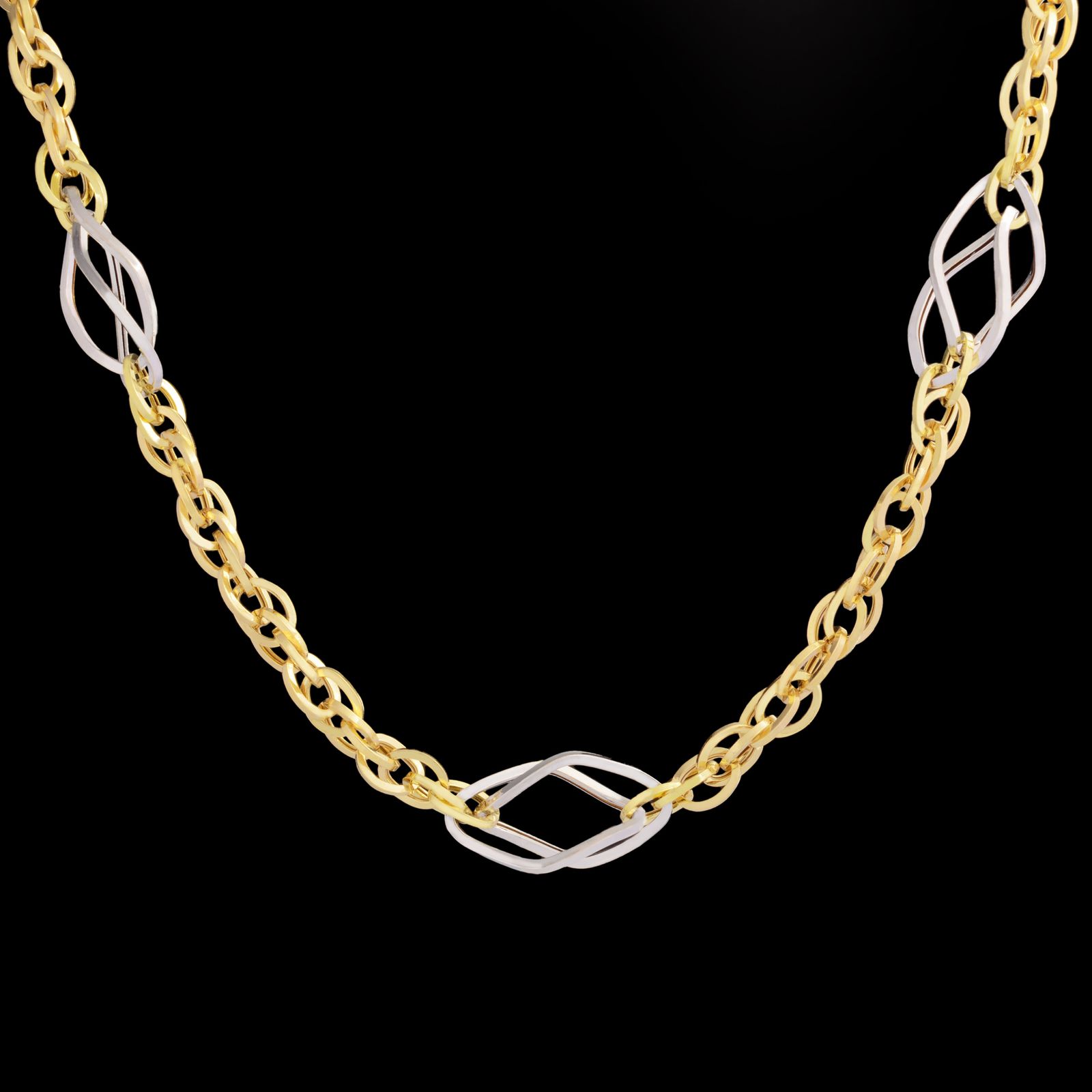 گردنبند طلا 18 عیار زنانه طلای مستجابی مدل اسپادانا کد 43 -  - 1
