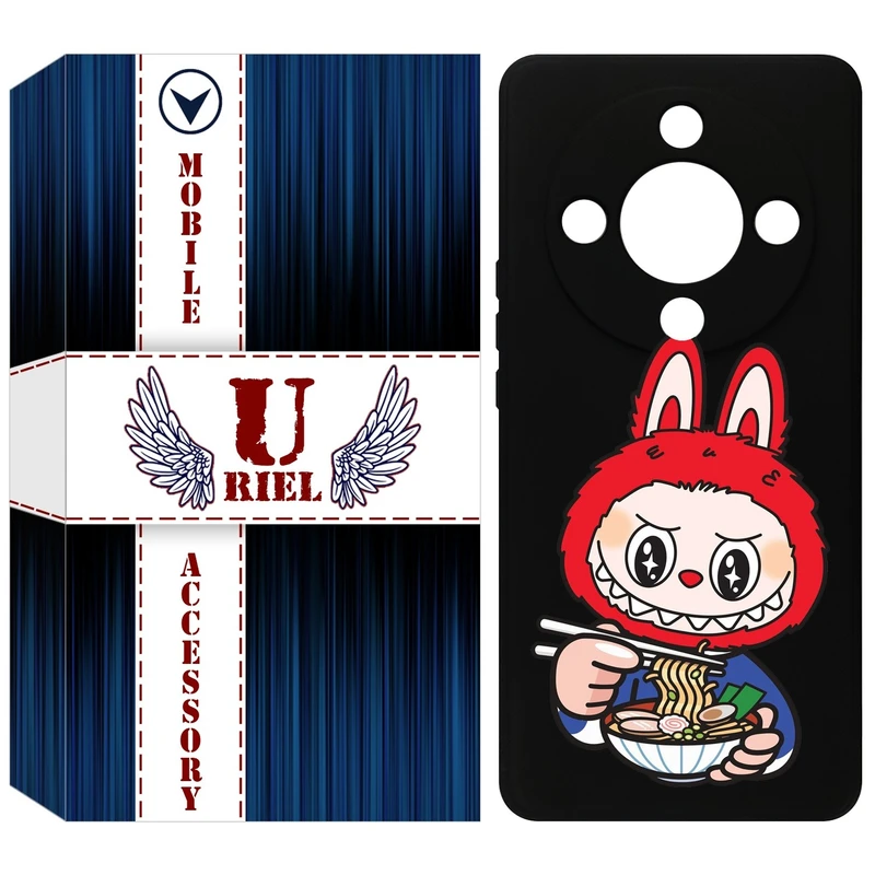 کاور یوریل قاب مدل KSH کد 117 طرح عروسک لبوبو مناسب برای گوشی موبایل آنر X9b / X50 / Magic6 Lite