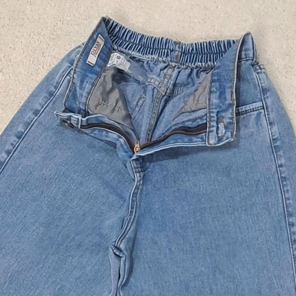 شلوار جین راسته زنانه دیان مدل نیم بگ -  - 13