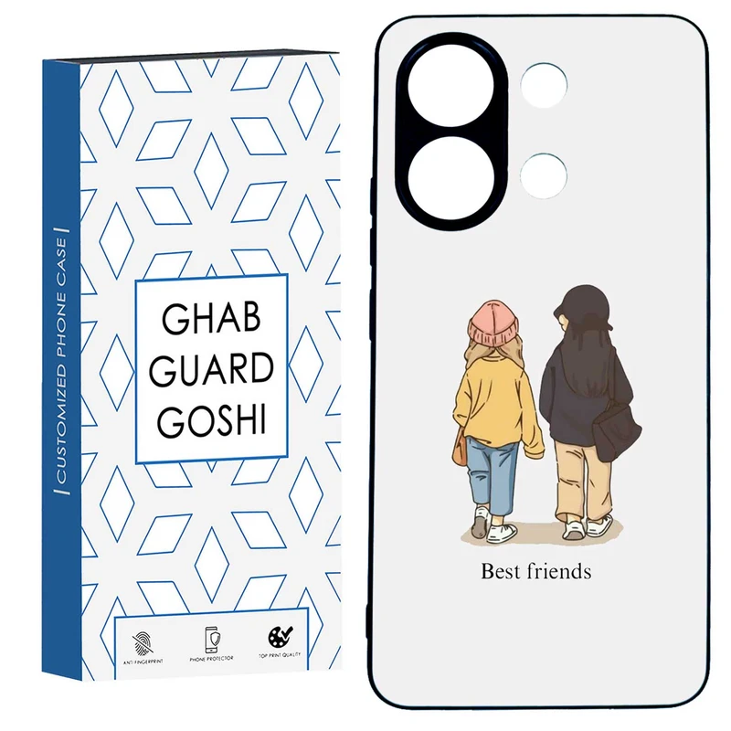 کاور قاب گارد گوشی طرح دخترانه کد TPU-020 مناسب برای گوشی موبایل شیائومی  REDMI NOTE 13 4G