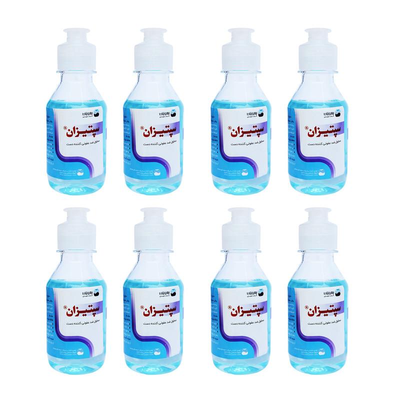 محلول ضدعفونی کننده بهوزان مدل ceptizan-83 حجم 120 میلی لیتر بسته 8 عددی