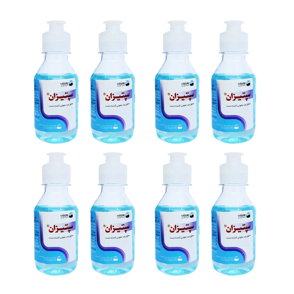محلول ضدعفونی کننده بهوزان مدل ceptizan-83 حجم 120 میلی لیتر بسته 8 عددی