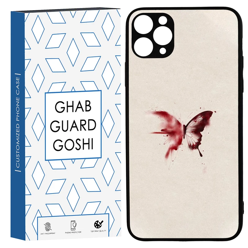 کاور قاب گارد گوشی طرح پروانه کد TPU-297 مناسب برای گوشی موبایل اپل IPHONE 11promax