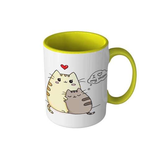 ماگ طرح هدیه گربه و روز مادر کد 1001