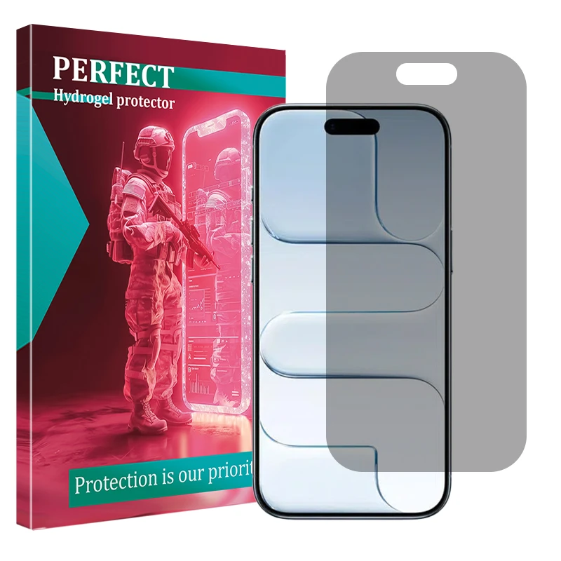 محافظ صفحه نمایش حریم شخصی پرفکت مدل Tough مناسب برای گوشی موبایل اپل iPhone Air