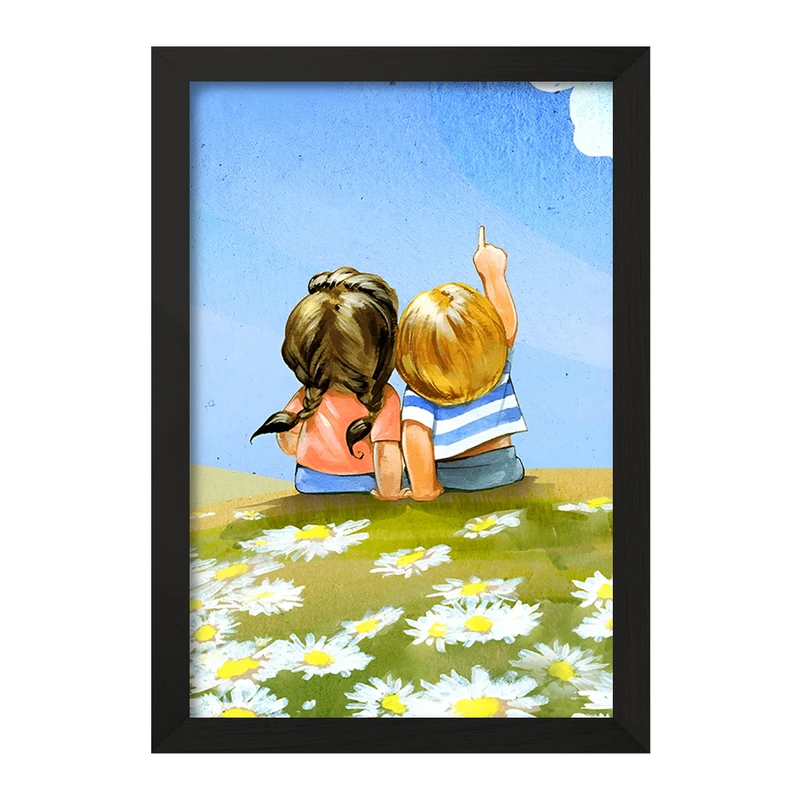 تابلو خندالو مدل دخترانه کودکانه کد F10932