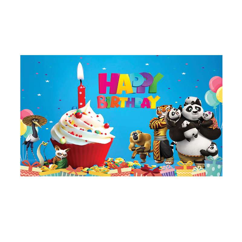 بنر تم تولد طرح پاندای کونگ فوکارکد B-SED_3468