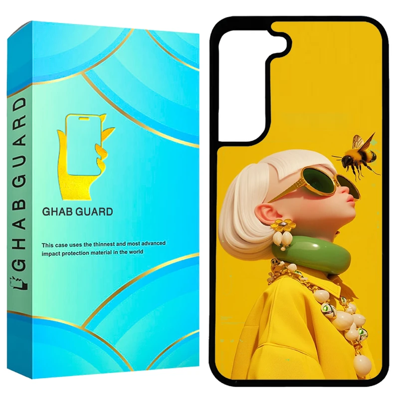 کاور قاب گارد طرح دختر مدل GCHPA21F مناسب برای گوشی موبایل سامسونگ Galaxy S21 FE 5G