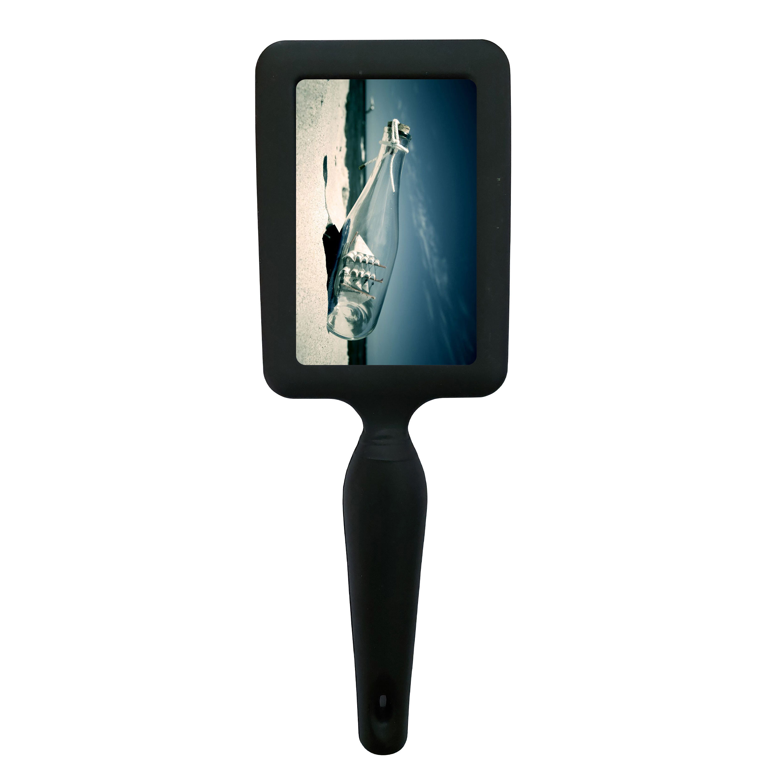 برس مو طرح کشتی و بطری و ساحل دریا مدل B1164