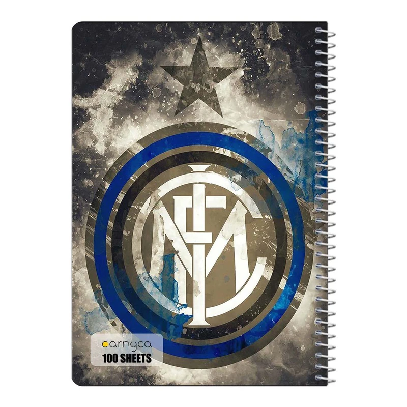 دفتر مشق 100 برگ سیمی کارنیکا طرح اینتر میلان Inter Milan کد 46698