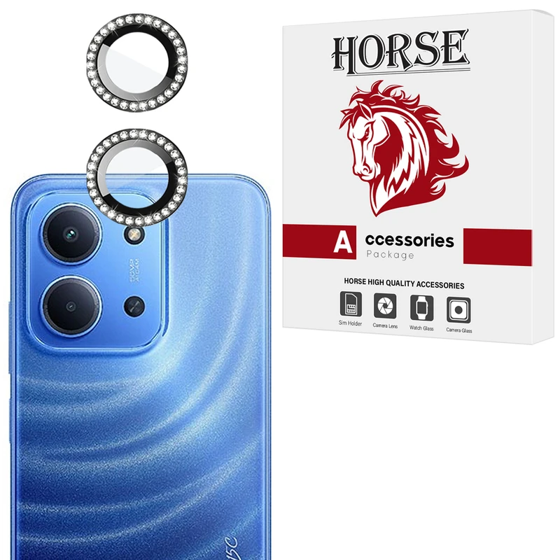 محافظ لنز دوربین شیشه‌ای هورس مدل NRIH20 مناسب برای گوشی موبایل شیائومی Redmi 15C 4G