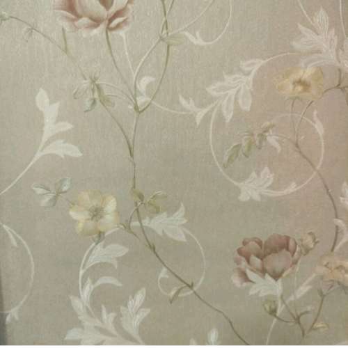 کاغذ دیواری مدل برجسته گل دار