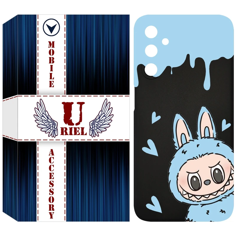 کاور یوریل قاب مدل KSH کد 131 طرح عروسک لبوبو مناسب برای گوشی موبایل سامسونگ Galaxy A24