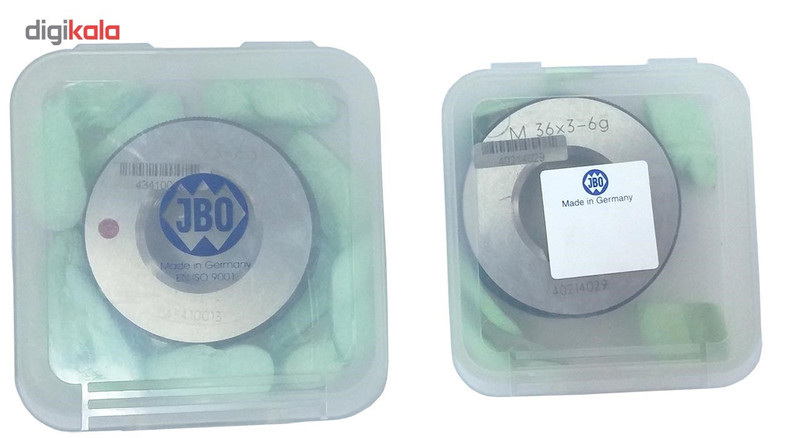 گیج برو نرو رینگی جی بی ا سایز M36 x3 -6g ست دو عددی