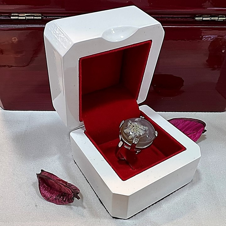 انگشتر نقره زنانه مدل شجر بهاری کد glsr-26400 انگشتر نقره زنانه مدل شجر بهاری کد glsr-26400