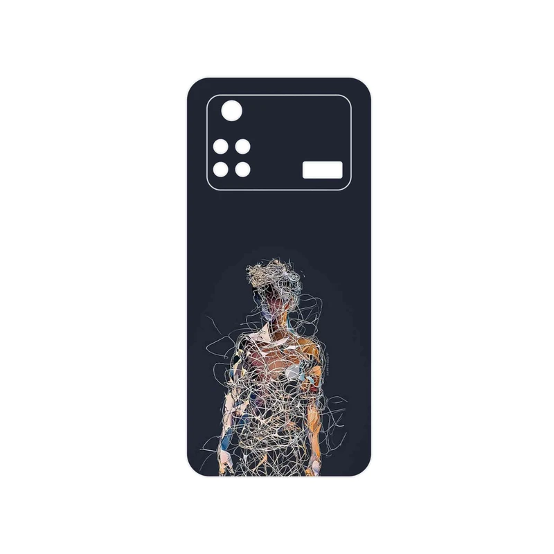برچسب پوششی ماهوت مدل Strings Digital Art 1 مناسب برای گوشی موبایل شیائومی Poco M4 Pro 4G