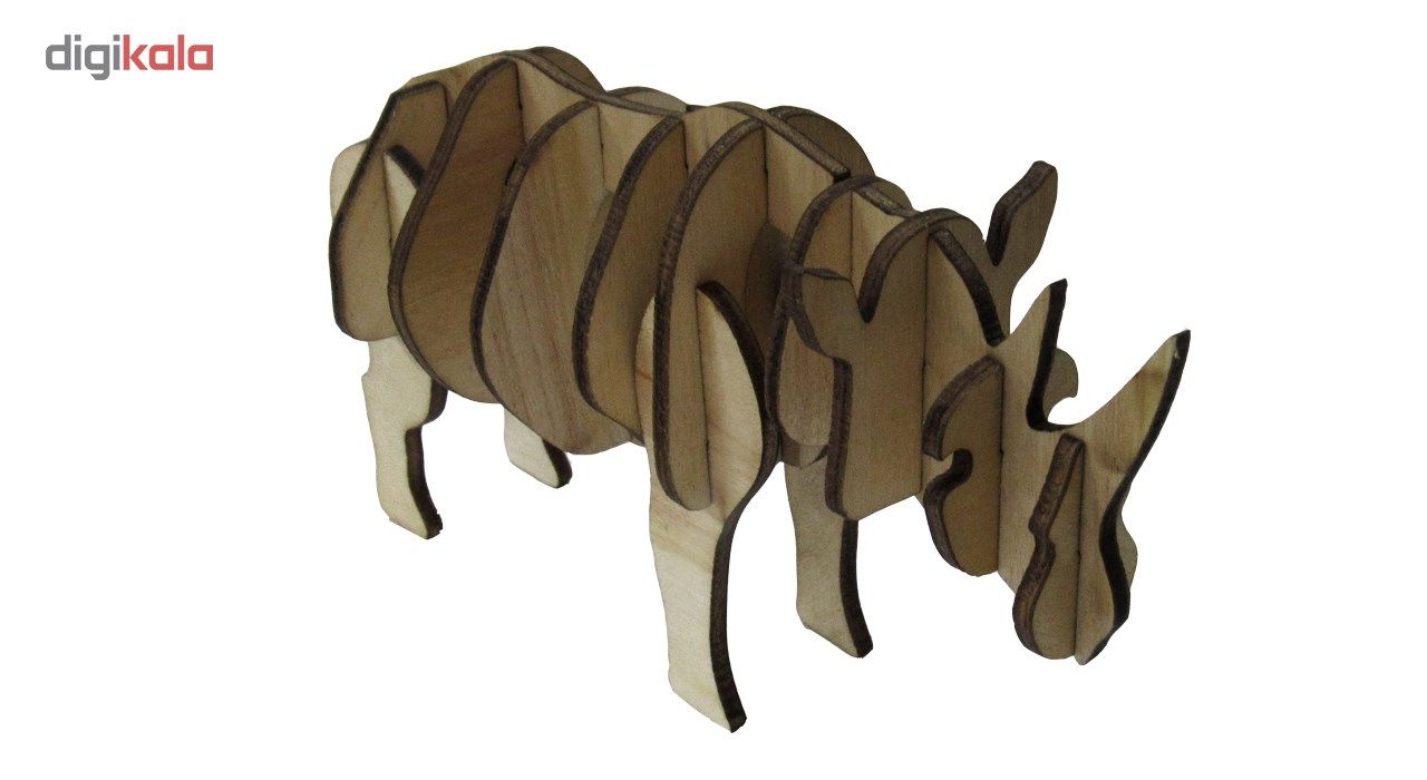پازل سه بعدی چوبی 80 تکه برتاریو مدل سری حیوانات 2
