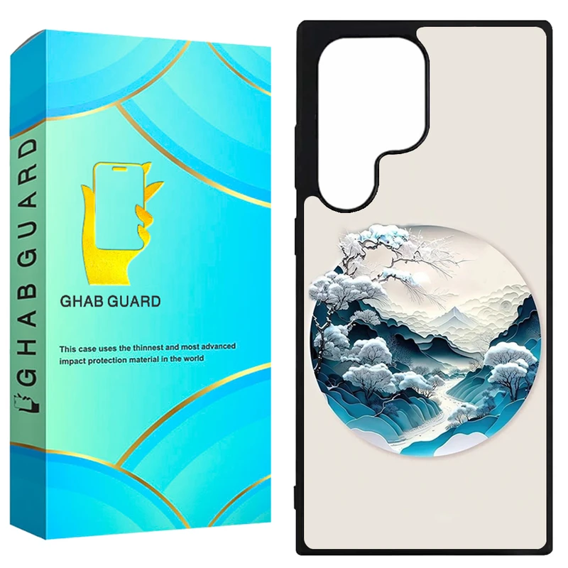 کاور قاب گارد طرح طبیعت مدل GCHPS22U مناسب برای گوشی موبایل سامسونگ Galaxy S22 Ultra 5G