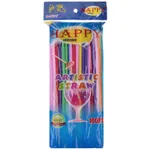 نی یکبار مصرف درفین مدل Happy بسته 100 عددی