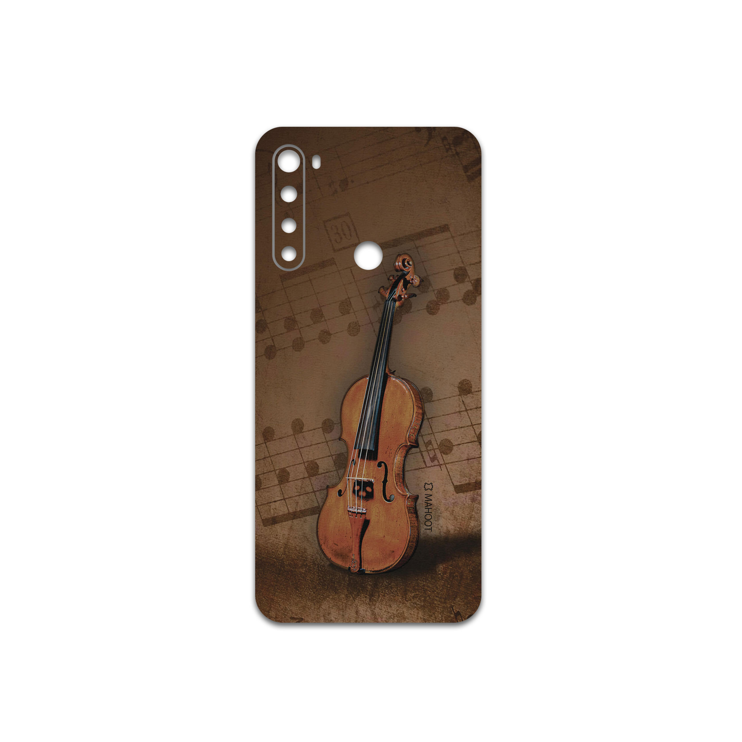 برچسب پوششی ماهوت مدل Violin-Instrument مناسب برای گوشی موبایل شیائومی Redmi Note 8T