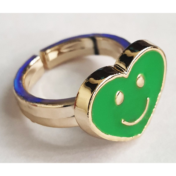 انگشتر دخترانه مدل قلب کد 05