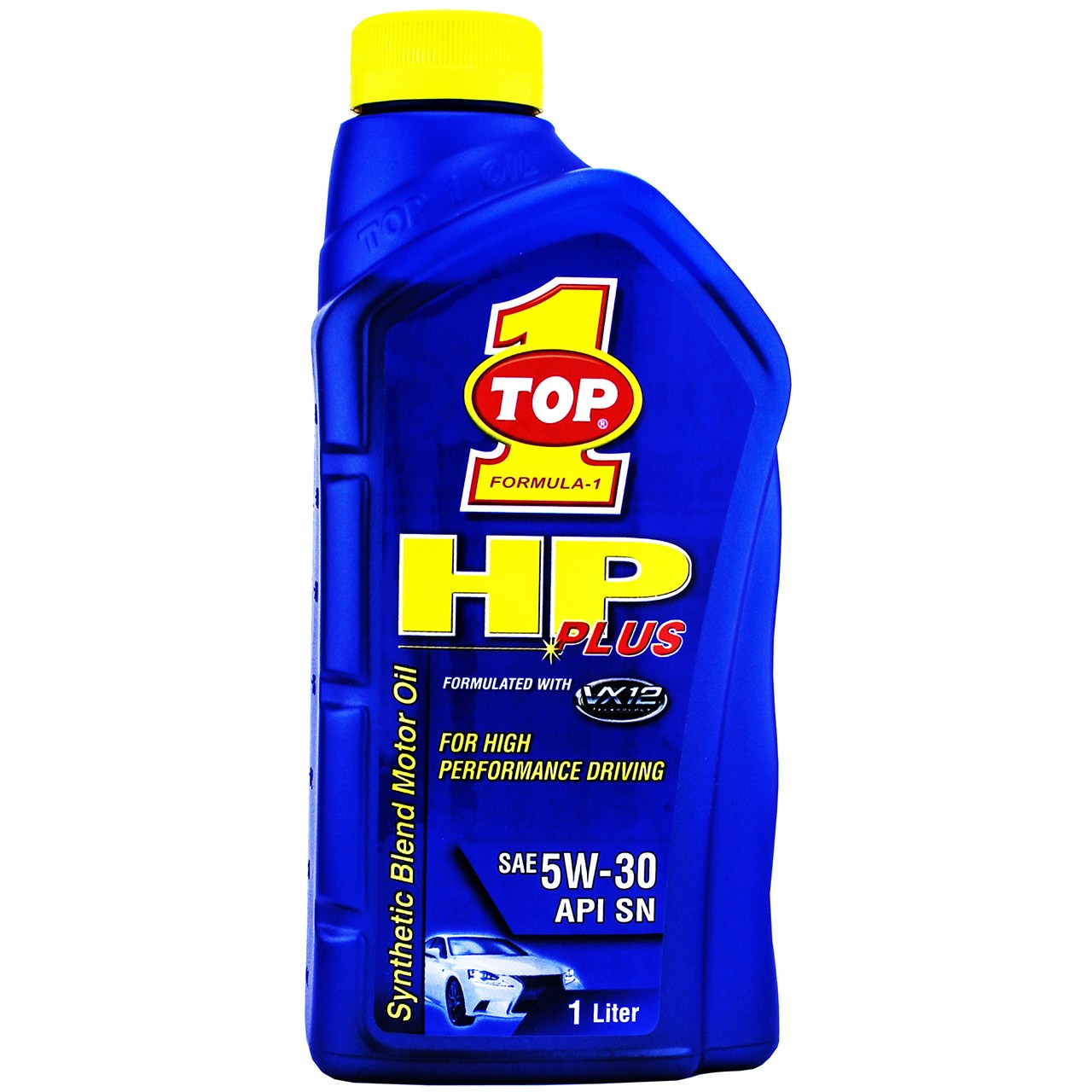 روغن موتور خودرو تاپ وان مدل HP Plus 5W-30 حجم 1 لیتر