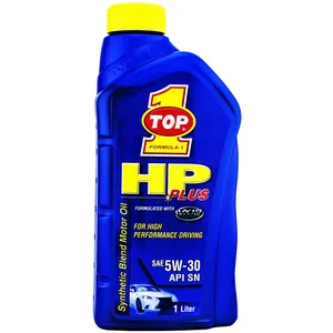 روغن موتور خودرو تاپ وان مدل HP Plus 5W-30 حجم 1 لیتر