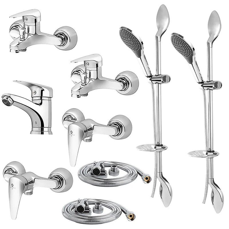 ست شیرآلات آکوا ریس مدل قهرمان ریس2024 مجموعه 9 عددی