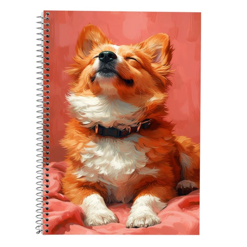 دفتر لغت 50 برگ مدوپد طرح سگ و گربه کد DF17310