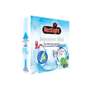 کاندوم ردلایت مدل Japanese Mint بسته 3 عددی
