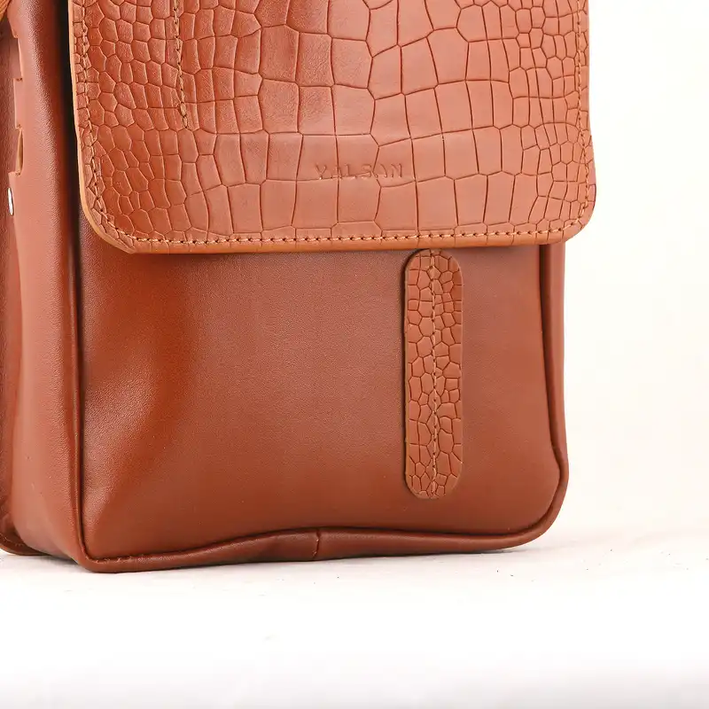 کیف رودوشی چرم یلسان مدل ماهان کد PRM-010-asl