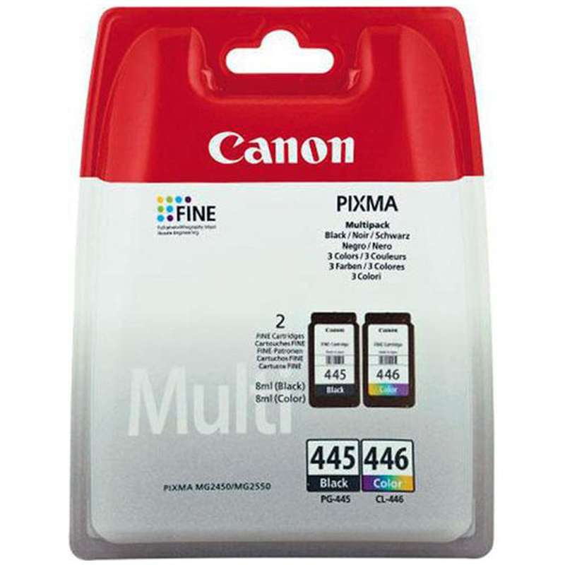 پک کارتریج کانن مدل PG-445 و CL-446 پک کارتریج کانن مدل PG-445 و CL-446
