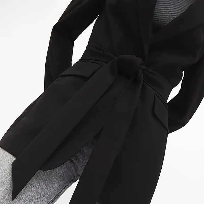 کت زنانه استرادیواریوس مدل BELTED