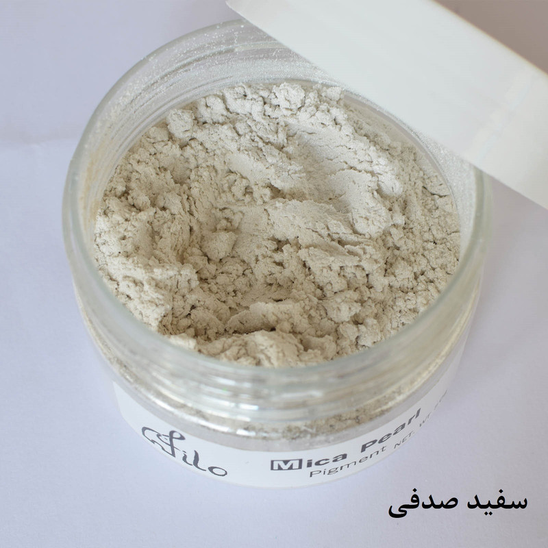 پودر رنگ رزین اپوکسی فیلو مدل Mica Pearl حجم 100 میلی‌لیتر بسته 12 عددی