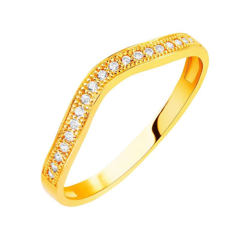  انگشتر طلا 18 عیار زنانه قیراط کد GH3490