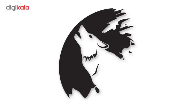 استیکر خودرو طرح گرگ