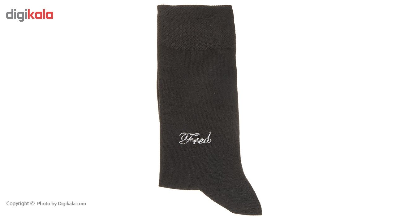 جوراب مردانه Fred مدل Nano Black -  - 2