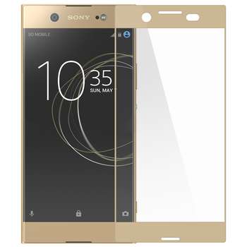 محافظ صفحه نمایش شیشه ای تمپرد مدل Full Cover مناسب برای گوشی موبایل سونی Xperia XZ1