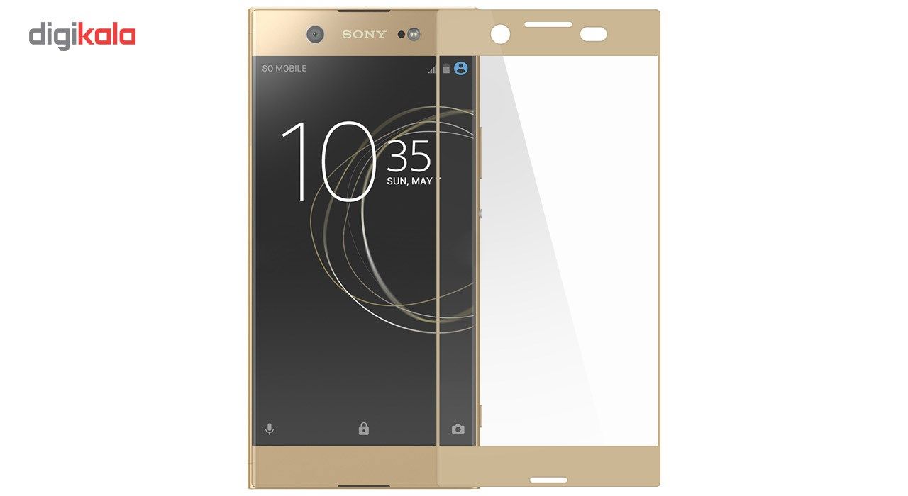 محافظ صفحه نمایش شیشه ای تمپرد مدل Full Cover مناسب برای گوشی موبایل سونی Xperia XZ1 main 1 1