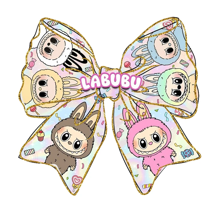 استیکر پارچه و لباس پاد آفرین مدل عروسک لبوبو کد S2326