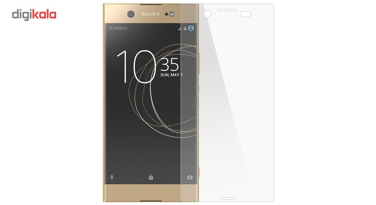 محافظ صفحه نمایش شیشه ای تمپرد مدل Full Cover مناسب برای گوشی موبایل سونی Xperia XZ1 main 1 4