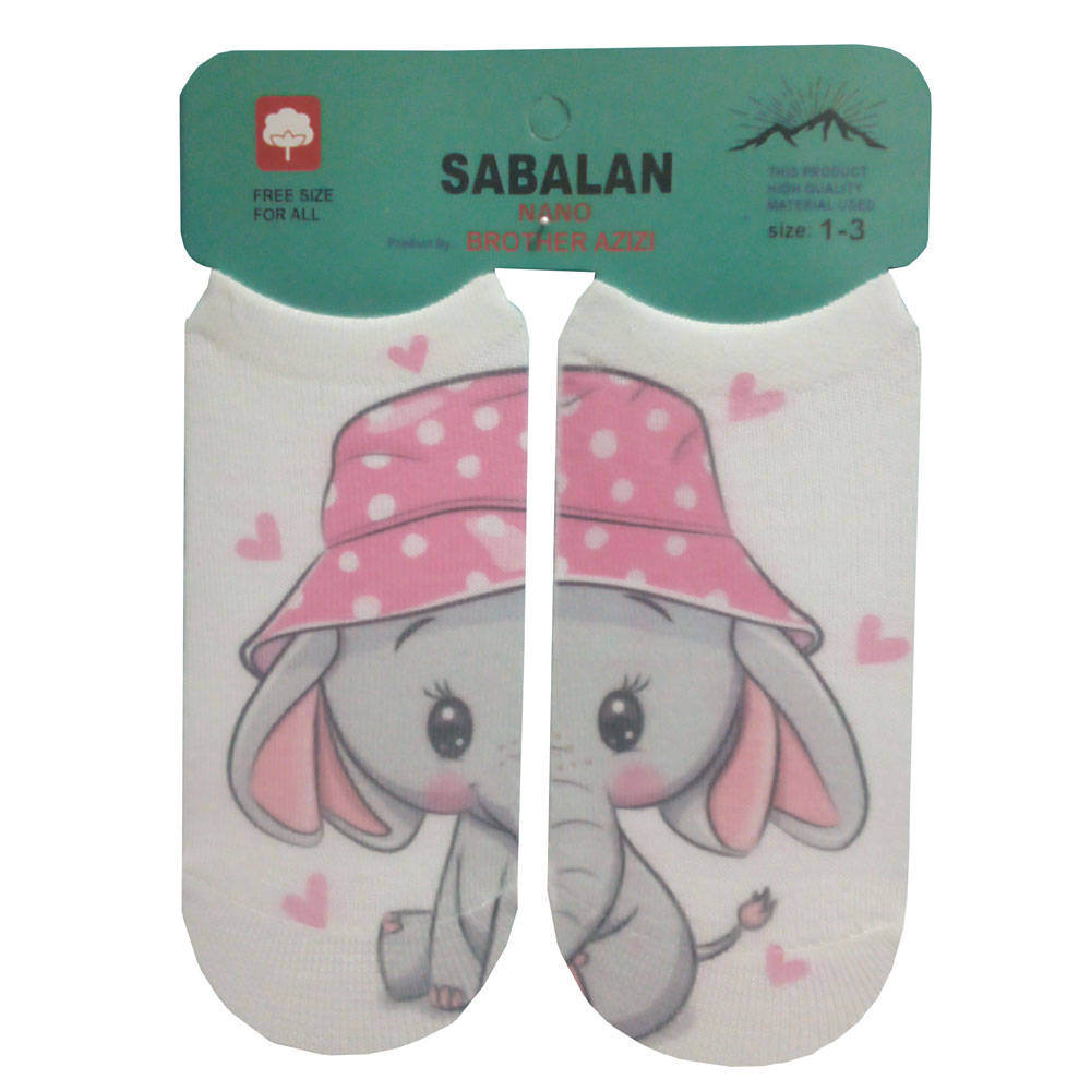 جوراب دخترانه سبلان مدل R63 کد 300018