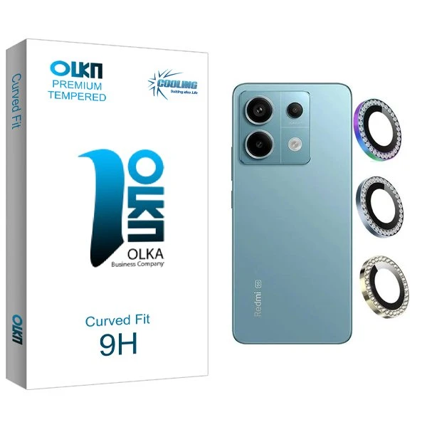 محافظ لنز گوشی کولینگ مدل Olka Ringi negin مناسب برای گوشی موبایل شیائومی Redmi note 13 Pro 5G